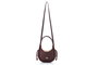 Lucky Bees Bolsa de Hombro Claret Red (Rojo Burdeos) en Cuero de Polivinilo Elegante y Versátil para Mujer